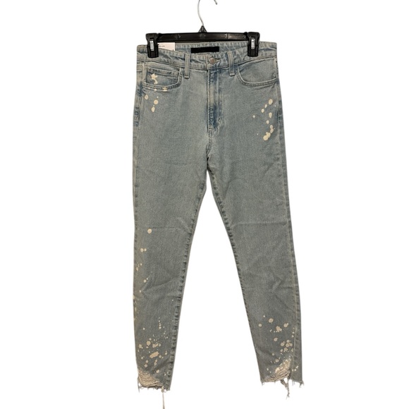 Joe’s The Luna High Rise Ciggarette Ankle Blue Distressed Women's Jeans Size: 26 - Picture 3 of 8